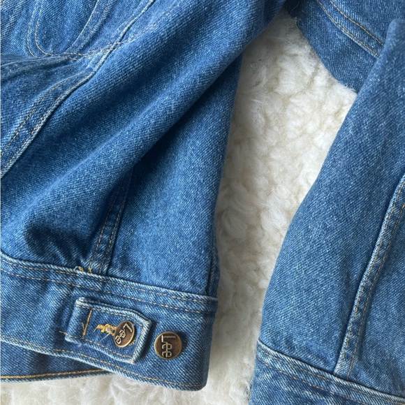 VTG Lee Riders Women's Denim Trucker Jacket Size: M - Picture 9 of 11